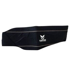 Copper Compression Back Brace Belt W36"-42" Black 88% Copper Nylon 12% Spandex